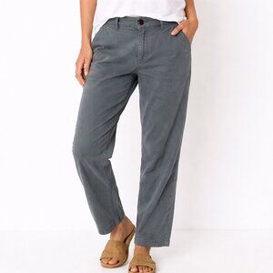 J.Crew Chino Pants Gray Size 10 Broken-In 100% Cotton Casual